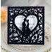 Laser Cut Wedding Invitation Card Off-white Color
